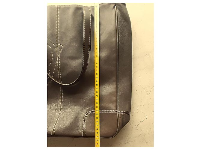 Purificacion Garcia Borsa Marrone Cachi - vista 7
