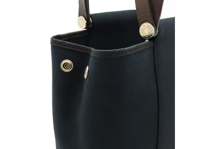 Hermès Borsa Tote Hermes Cabag Elan PM Nero - vista 8