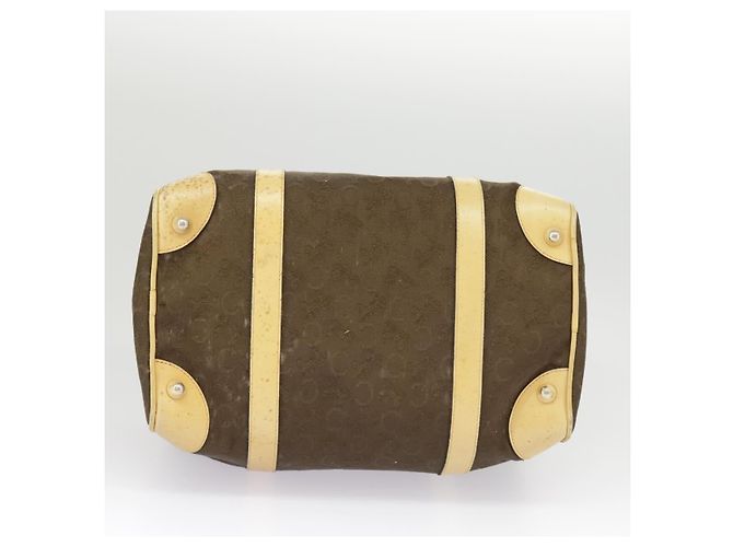 Céline CELINE C saluki Hand Bag Canvas Brown Auth 99417 - view 5