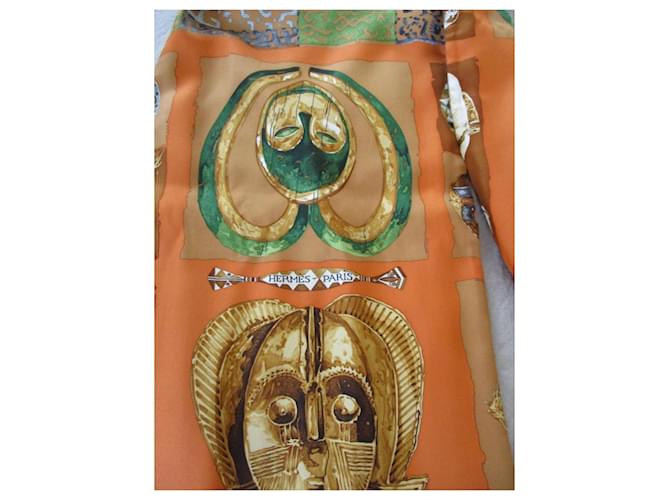 Hermès Sciarpa in twill di seta e angora, 'Persona'. Multicolore - vista 4