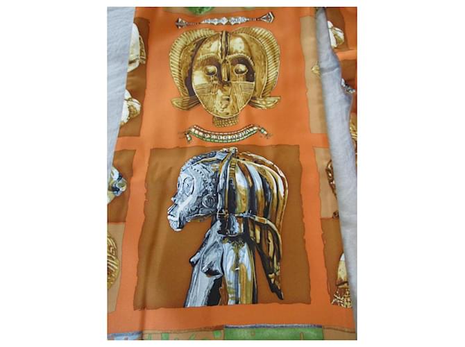 Hermès Sciarpa in twill di seta e angora, 'Persona'. Multicolore - vista 6
