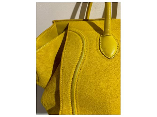 Phantom Céline Borse CELINE T. Pelle Giallo - vista 14