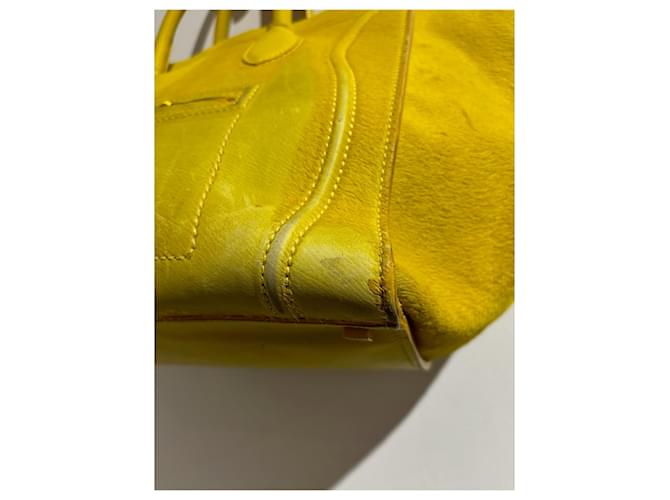 Phantom Céline Borse CELINE T. Pelle Giallo - vista 17