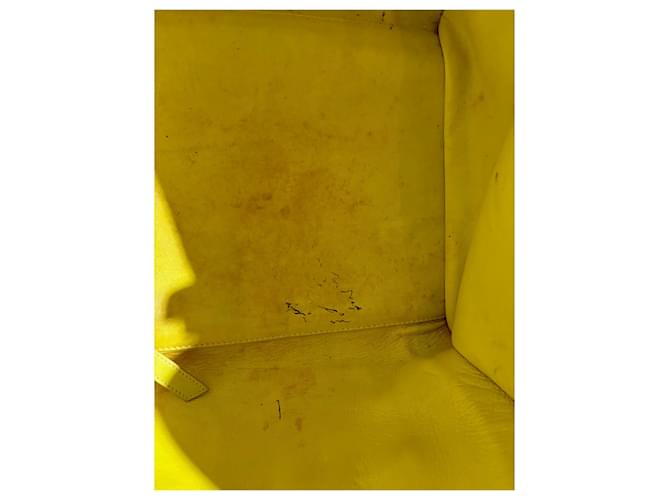 Phantom Céline Borse CELINE T. Pelle Giallo - vista 21