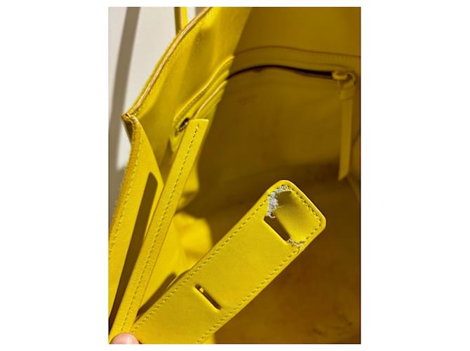 Phantom Céline Borse CELINE T. Pelle Giallo - vista 22