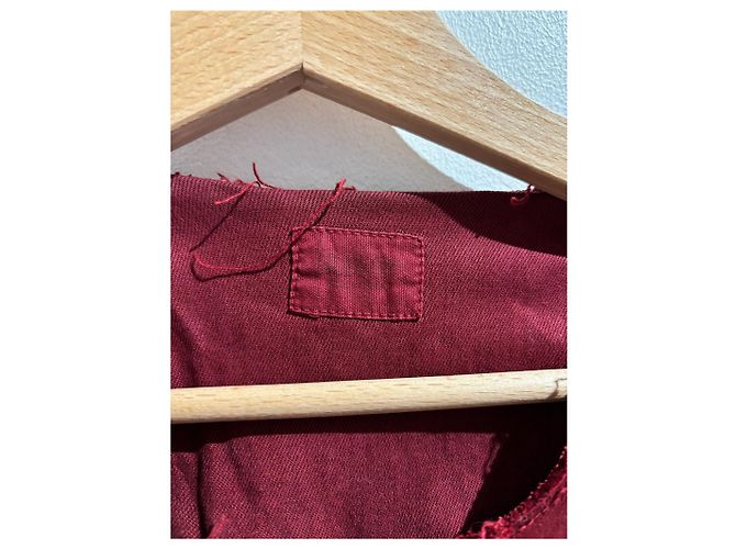 Chaquetas HUDSON T.International S Algodón Burdeos - vista 4