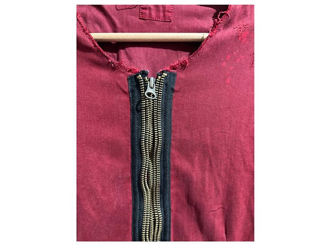 Chaquetas HUDSON T.International S Algodón Burdeos - vista 7