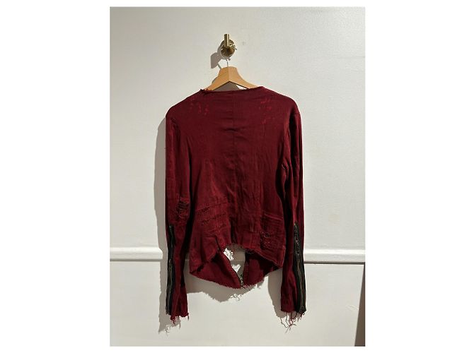 Chaquetas HUDSON T.International S Algodón Burdeos - vista 8