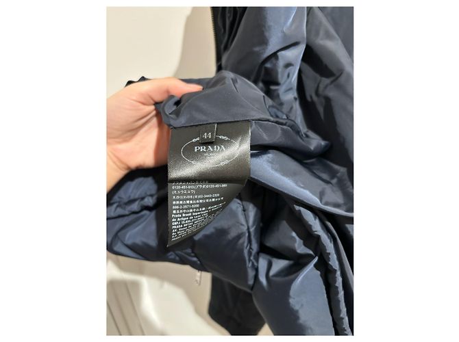 Abrigos PRADA T.International L Sintético Azul - vista 5