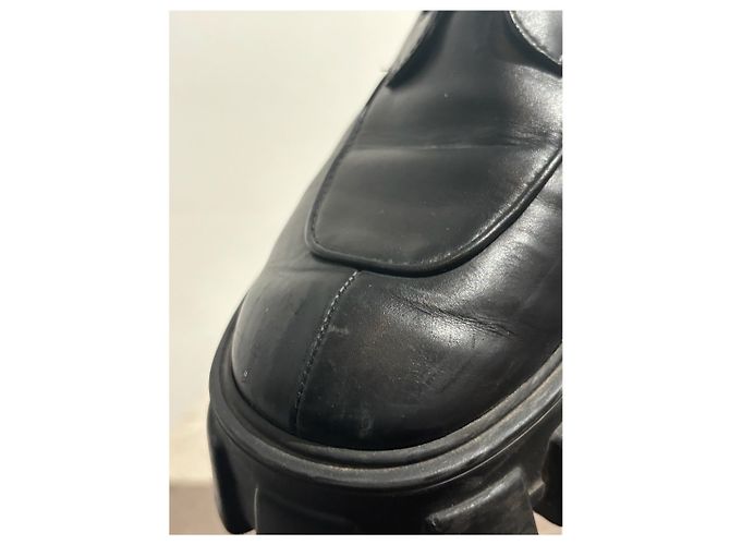 Botas PRADA T.EU 41.5 Cuero Negro - vista 11