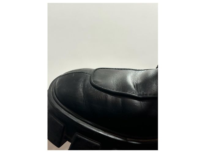 Botas PRADA T.EU 41.5 Cuero Negro - vista 18