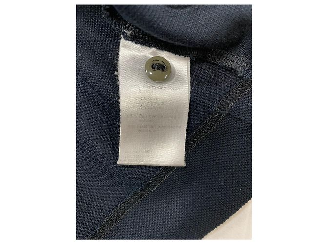 Camisa Polo Akris Piqué en algodón negro - vista 12