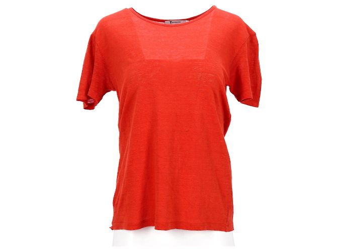 Camiseta T de Alexander Wang en algodón rojo Roja - vista 6