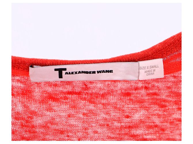 Camiseta T de Alexander Wang en algodón rojo Roja - vista 9