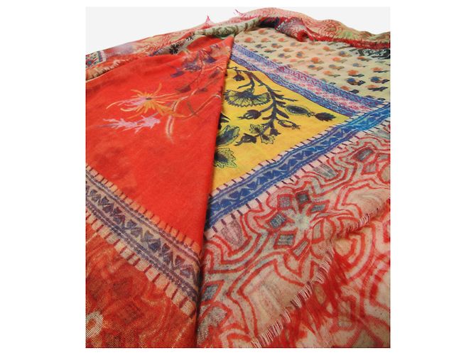 Etro Bunt bedruckter Patchwork-Schal - Ansicht 3