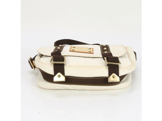Borsa a Spalla Louis Vuitton Antigua Buzas PM M40042 Crudo - vista 8