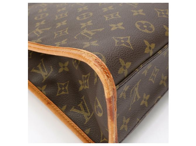 Bolso de hombro de cuero Louis Vuitton Monogram Beverly M51121 Castaño - vista 10