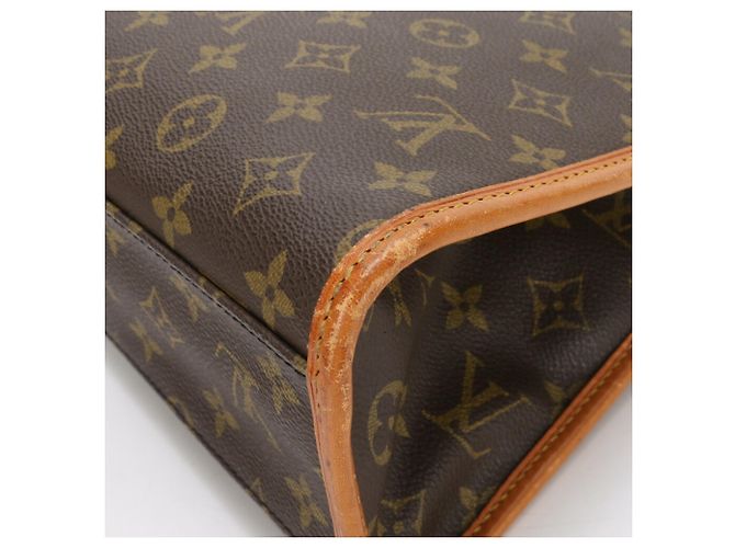 Bolso de hombro de cuero Louis Vuitton Monogram Beverly M51121 Castaño - vista 11