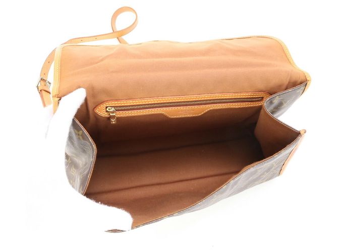 Bolso de hombro de cuero Louis Vuitton Monogram Beverly M51121 Castaño - vista 13