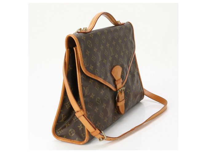 Bolso de hombro de cuero Louis Vuitton Monogram Beverly M51121 Castaño - vista 3