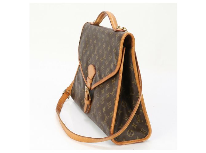 Bolso de hombro de cuero Louis Vuitton Monogram Beverly M51121 Castaño - vista 5