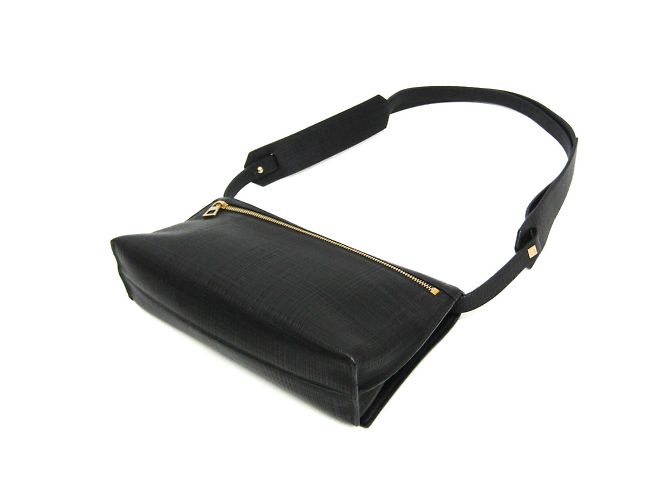 Borsa a spalla in pelle Loewe Anagram per donne Nero - vista 2