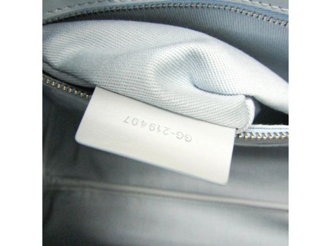 Borsa Medium GG-219407 di Salvatore Ferragamo Blu Beige - vista 11