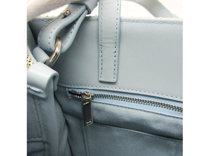 Borsa Medium GG-219407 di Salvatore Ferragamo Blu Beige - vista 8