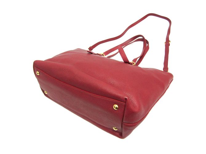 Damentasche aus Leder Miu Miu RR1905 Bordeaux - Ansicht 2