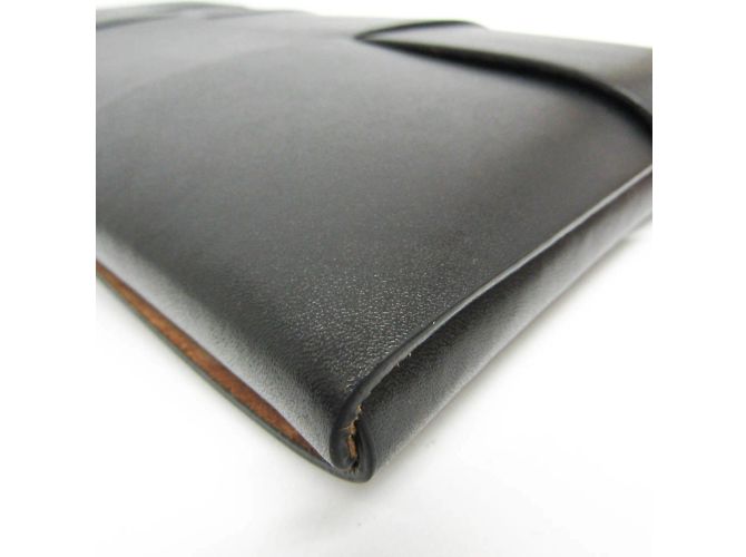 Borsa a Spalla Maxi Intrecciato in Pelle Bottega Veneta Nero - vista 4
