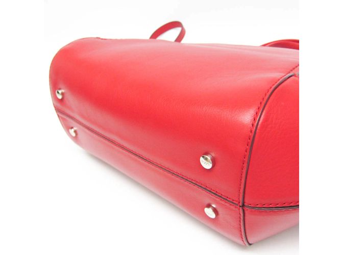 Borsa in pelle Tod's da donna in rosso - vista 4