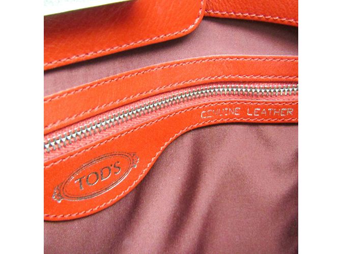 Borsa in pelle Tod's da donna in rosso - vista 6