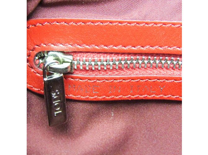 Borsa in pelle Tod's da donna in rosso - vista 7