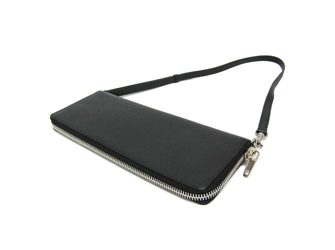 Everyday Balenciaga LEASH CLUTCH 658781 Borsa a Spalla Nero - vista 2
