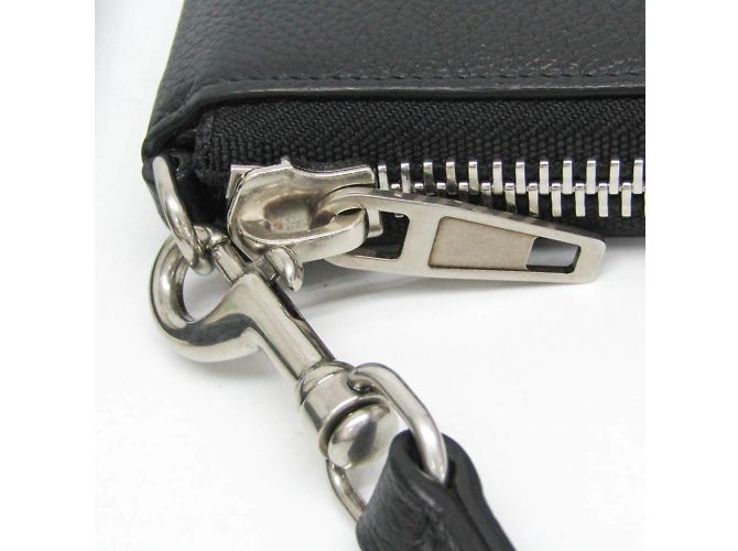 Everyday Balenciaga LEASH CLUTCH 658781 Borsa a Spalla Nero - vista 6