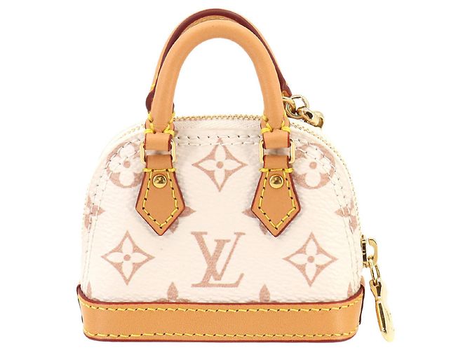 Portachiavi Micro Alma in Monogram Dune di Louis Vuitton Monogramma - vista 3
