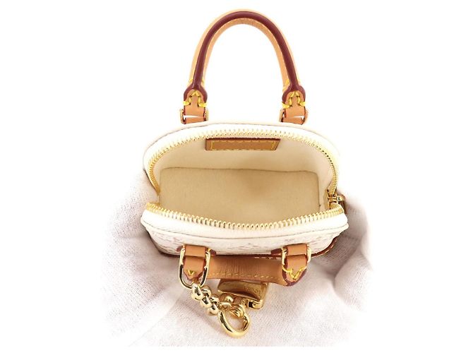 Portachiavi Micro Alma in Monogram Dune di Louis Vuitton Monogramma - vista 7