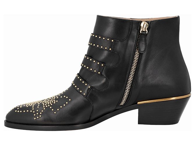 Botines Chloé Susanna negros - vista 2