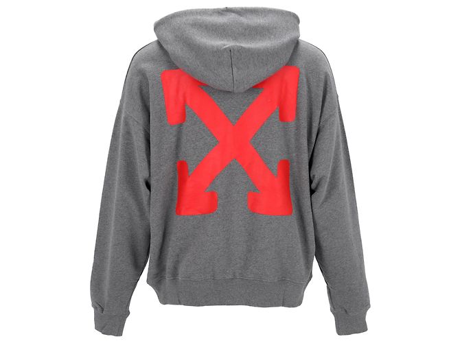 Off White Off-White Hoodie grau mit Druck - Ansicht 3
