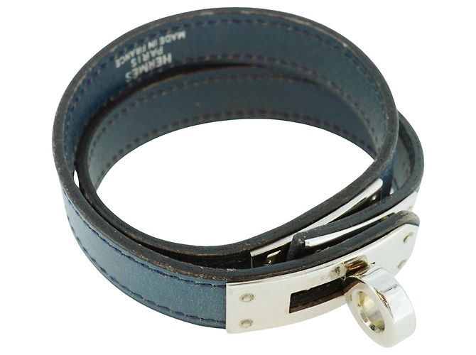 Hermès Kelly double tour Navy blue - view 2