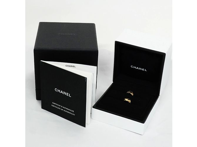 Orecchini a perno Chanel Coco Crush K18YG in oro giallo - vista 7