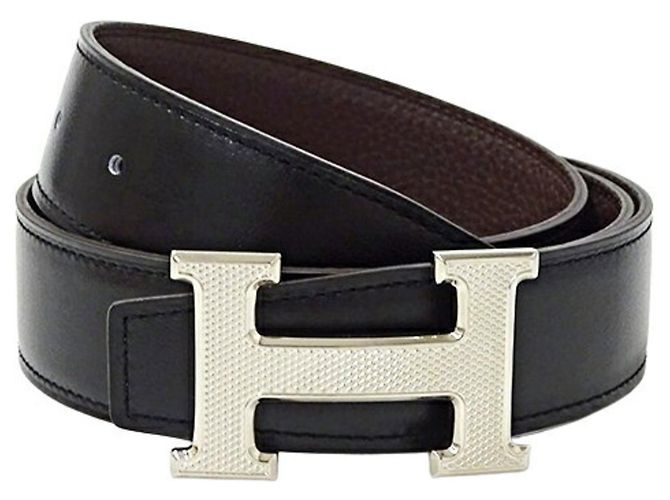 Hermès Cintura Constance Hermes per uomini Marrone Nero - vista 2