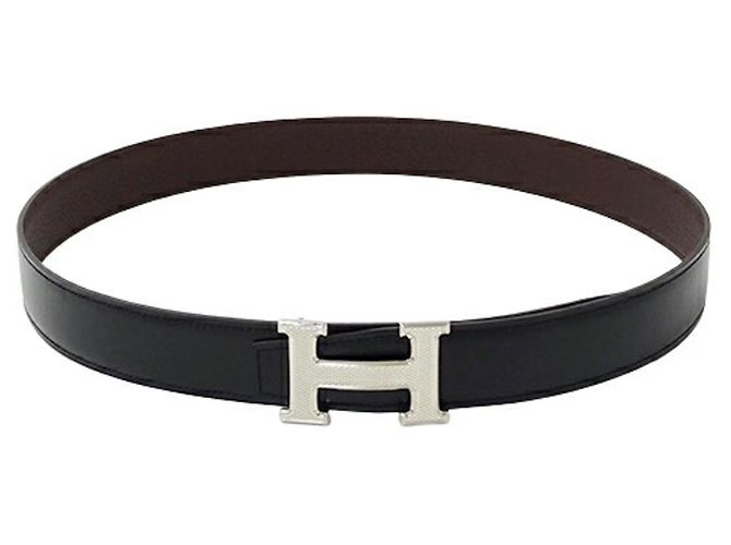 Hermès Cintura Constance Hermes per uomini Marrone Nero - vista 3