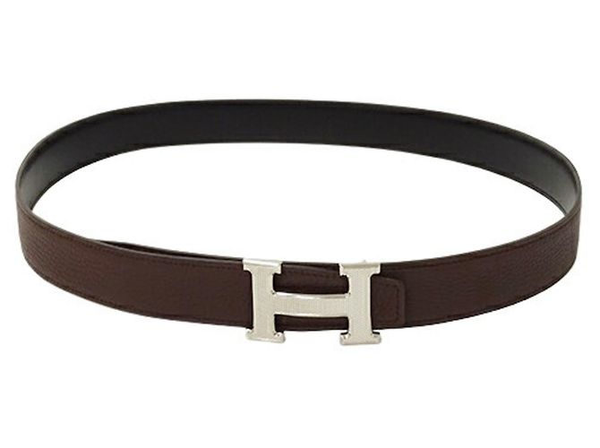 Hermès Cintura Constance Hermes per uomini Marrone Nero - vista 6