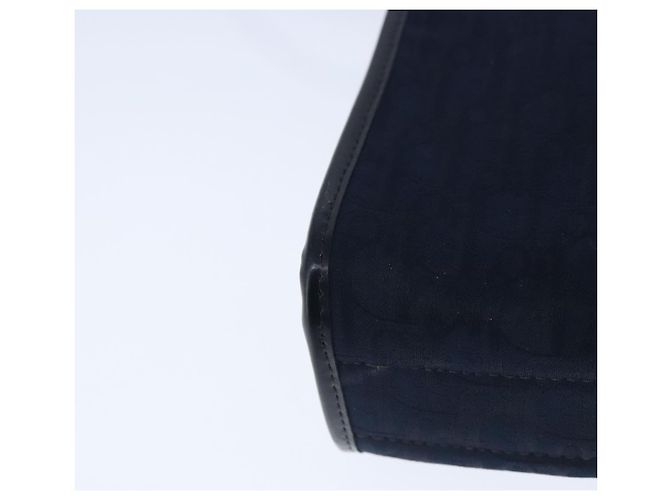 Borsa a spalla in tela Trotter Christian Dior blu navy oro Auth ep6477 D'oro - vista 15