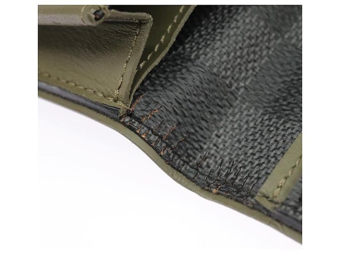 LOUIS VUITTON Cartera Larga Brazza Damier Graphite N62665 Auth 99242 Damier ebene - vista 11