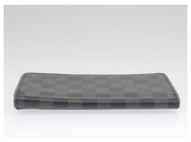 LOUIS VUITTON Cartera Larga Brazza Damier Graphite N62665 Auth 99242 Damier ebene - vista 4