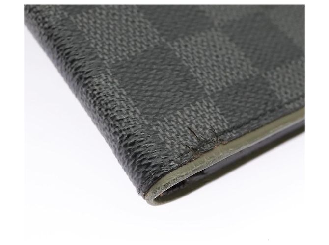LOUIS VUITTON Cartera Larga Brazza Damier Graphite N62665 Auth 99242 Damier ebene - vista 7