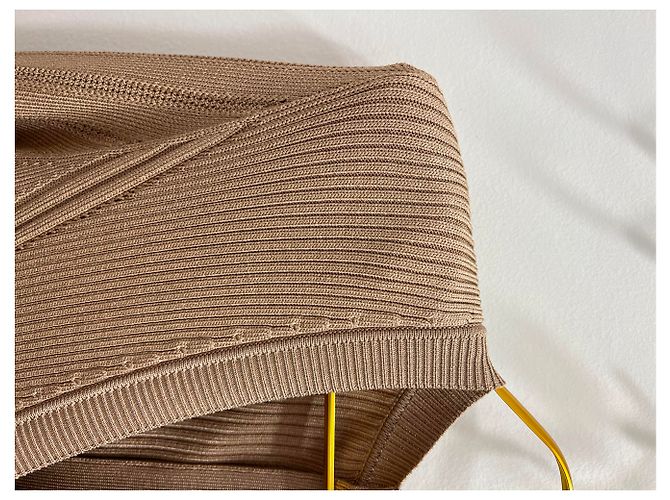 Abito in maglia Balmain Beige in Viscosa - vista 2