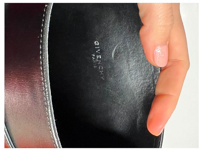 Stivali Givenchy Shark in pelle nera con tacco alto Nero - vista 7